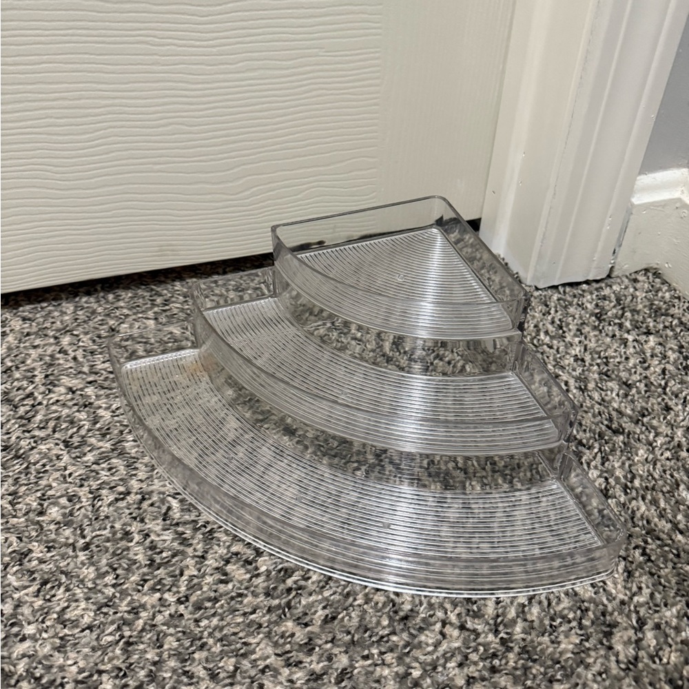 Clear Acrylic Corner Shelf